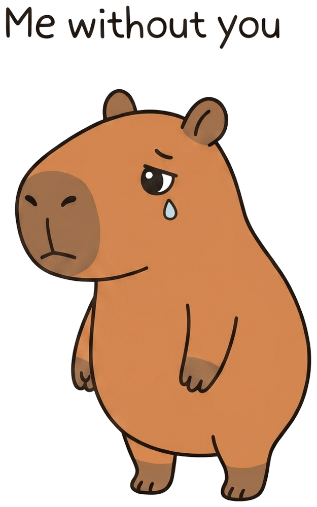 Homp alone, crying